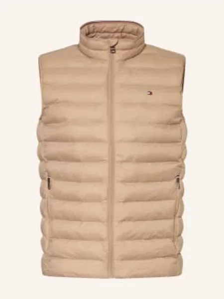 Tommy Hilfiger Kamizelka Pikowana beige beżowa
