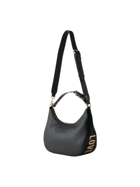 Torebka Love Moschino z logo czarna