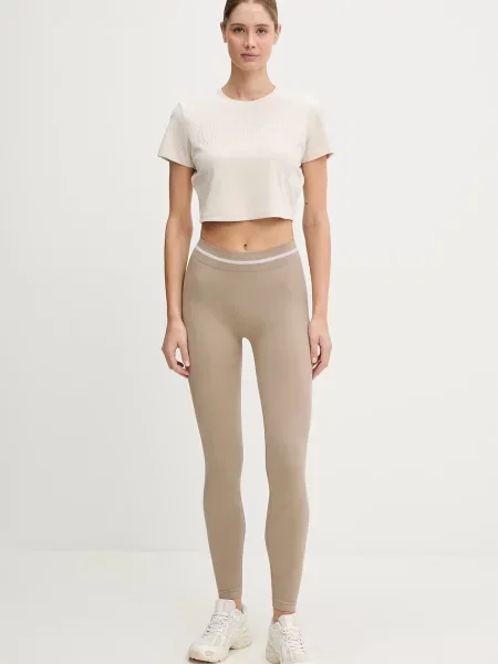 Guess Otroška kratka majica COUTURE bež