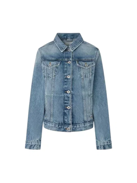Kurtka jeansowa Pepe Jeans niebieska