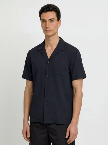 Boss Letní Košile Comfort Fit tmavě modrá