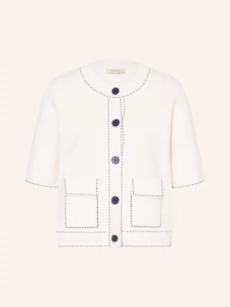 Lilienfels Kardigan Z Dodatkiem Kaszmiru weiss