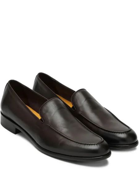 Pantofi loafer Doucal's din piele maro