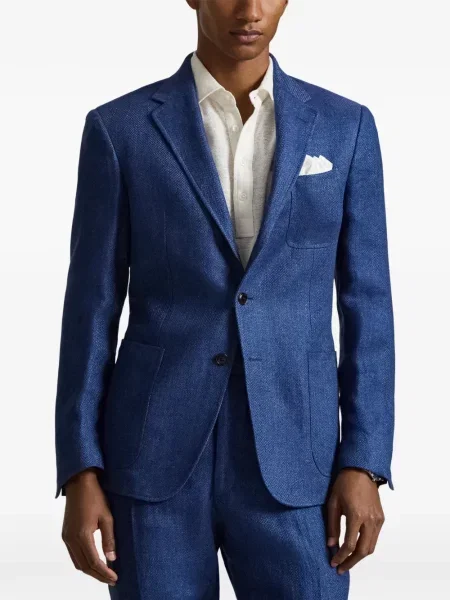 Ριγέ δερμάτινος κάλτσες Polo Ralph Lauren με κορδόνι μαύρο
