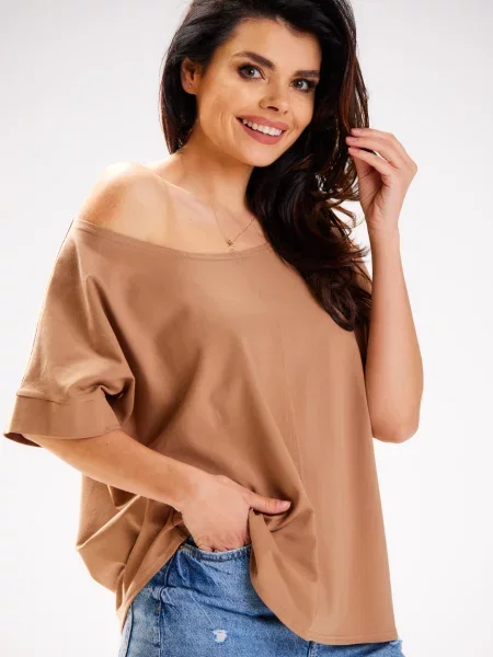 Bluzka Infinite You pomarańczowa