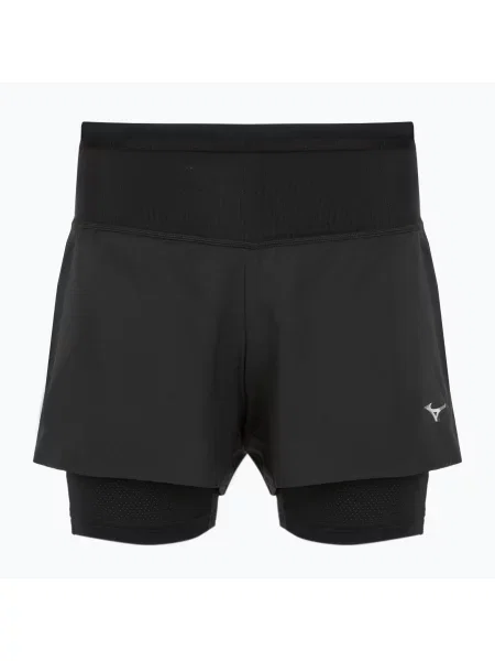 Дамски шорти за бягане Mizuno Trail ER black черно