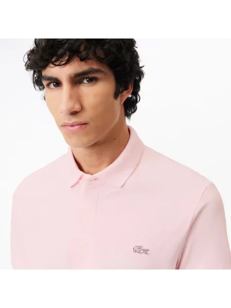 Поло Lacoste розовое