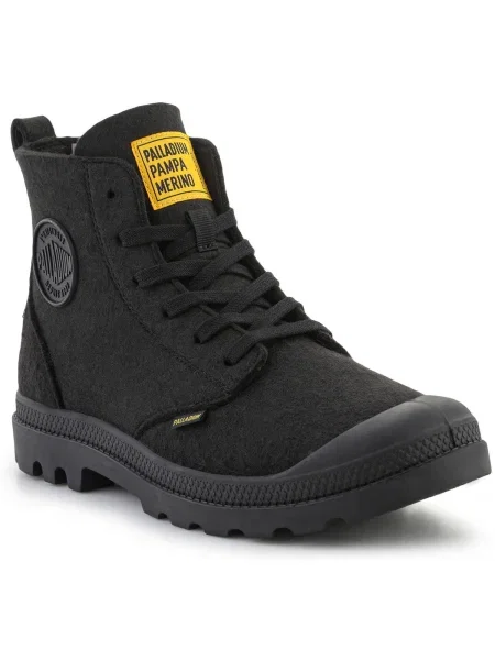 Pantofi Palladium din lână merinos negru