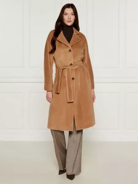 Marella De lână palton maro