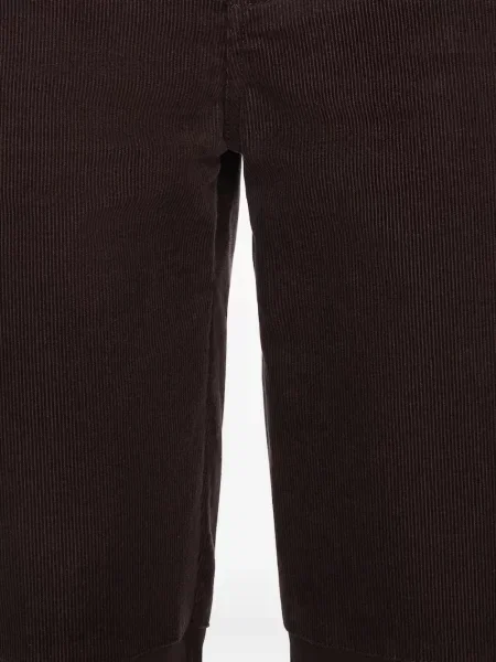 Pantaloni Christopher Esber de catifea cord maro