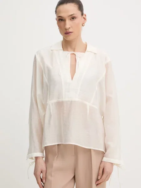 MUNTHE bluză femei BABETTE bej
