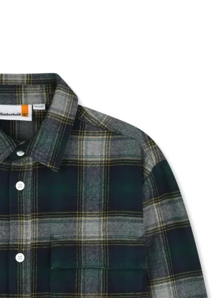 Koszula dziecięca Timberland zielona