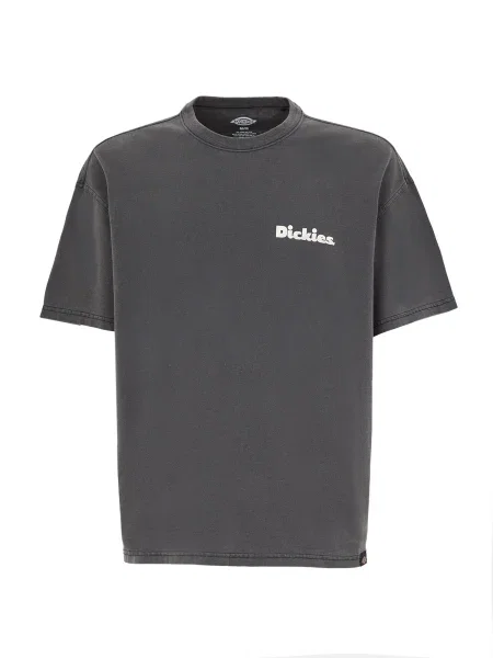 DICKIES Póló Slayden sötétszürke / fehér barna