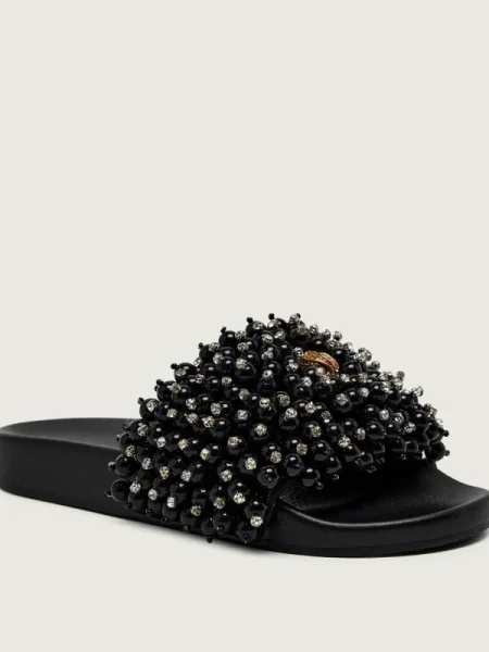 Kurt Geiger London papuci Meena Eagle Bead negru