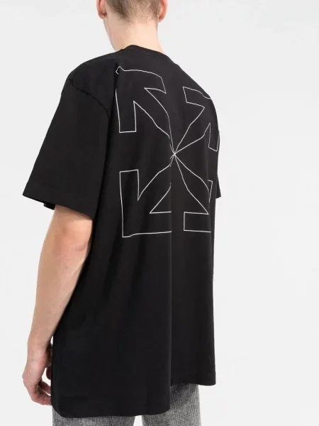 Póló Off-white nyomtatás fehér