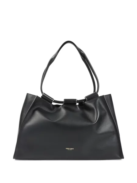 Geanta de piele Giorgio Armani din piele negru