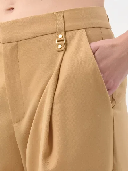 Шорти Elisabetta Franchi бежеві