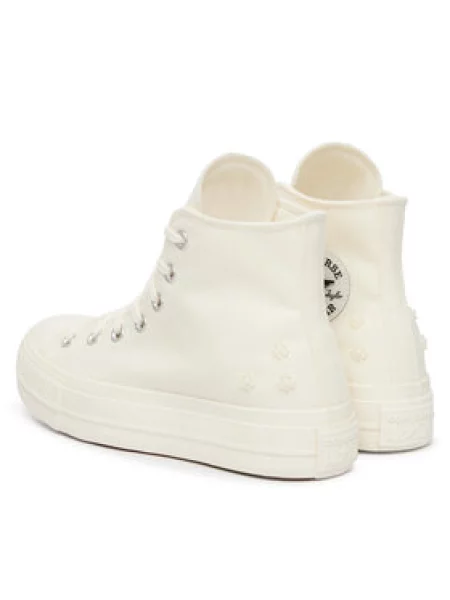 Tornacipő Converse Chuck Taylor All Star Lift Platform Beads Ekru