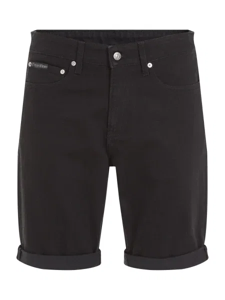 Calvin Klein Jeans Pantaloni scurți de blugi negru