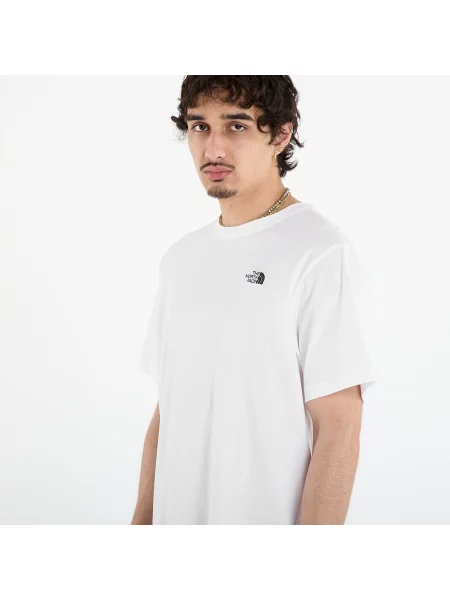 Krátky tričko The North Face s krátkymi rukávmi biela