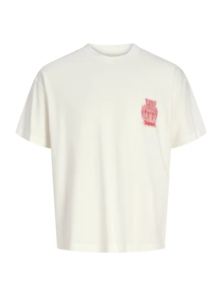 Jack & Jones Junior Majica JORARGOS lubenica roza bijela