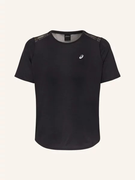 Asics Koszulka Do Biegania Road schwarz czarna