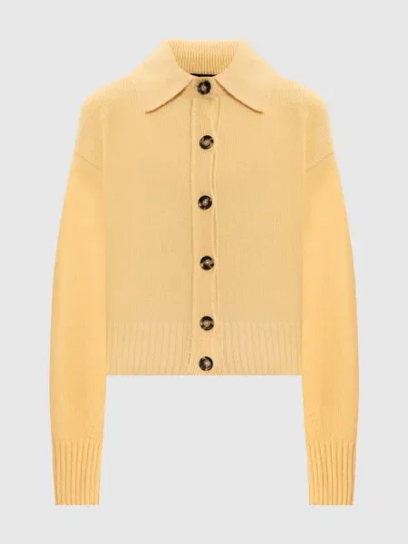 Кардиган з кашеміру Rocio Proenza Schouler жовтий