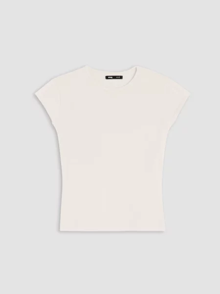 Футболка basic нюдовий