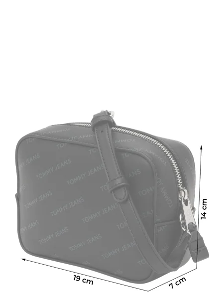 Geanta crossbody Tommy Jeans negru