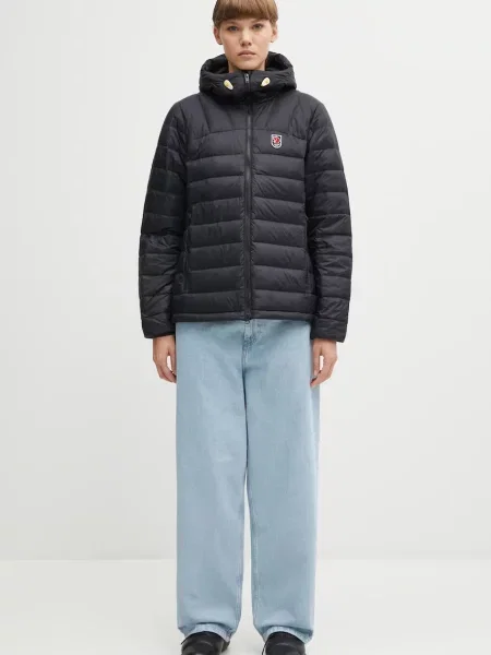 Пухова куртка Fjallraven Expedition демісезонна чорний