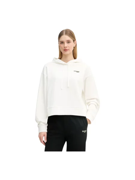 Bluza z kapturem Lacoste z kapturem z logo beżowa