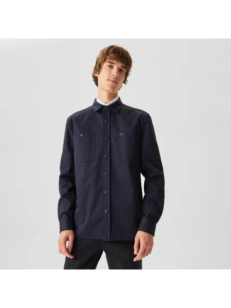 Lacoste Koszula Lacoste granatowa