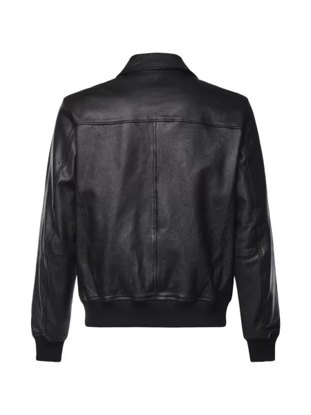 Geanta de piele Dondup negru