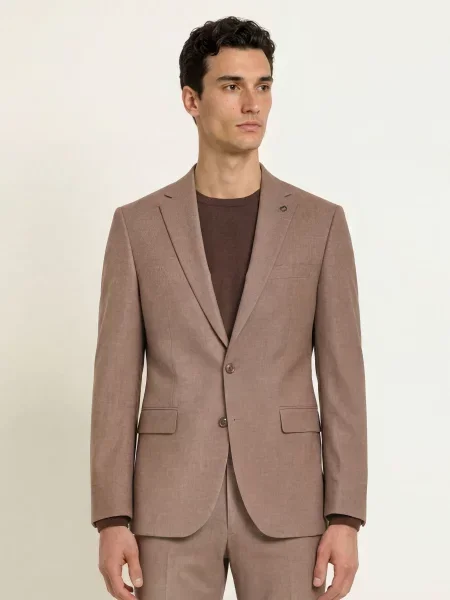 Digel Oblekové Sako Ezzo-G Modern Fit 72 beige béžové