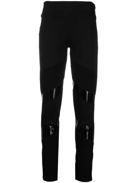 Leggings Philipp Plein biker alergare negru