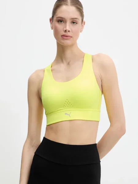 Сутиен Puma Pwrbreathe Run Bra Lemon Sherbert S черно