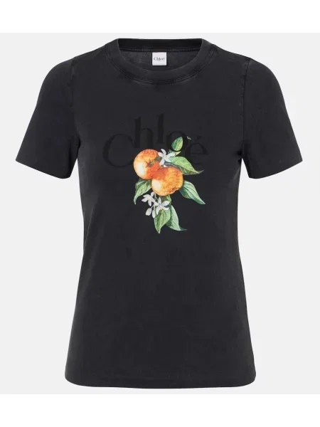 Tricou Chloé cu imagine negru