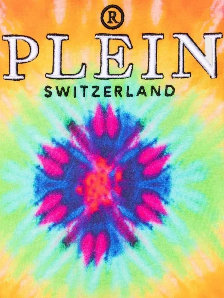 Koszulka dziecięca Philipp Plein fioletowa