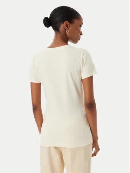 Tričko Guess Jeans Ss Cn Leo Triangle Tee Pearl White XS bílé