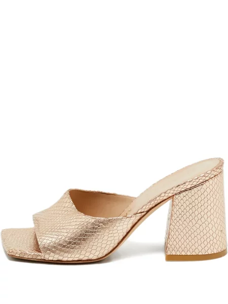 Sandale Stuart Weitzman din piele auriu