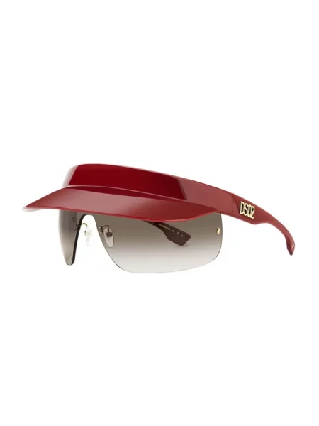 Okulary przeciwsłoneczne Dsquared2 czerwone