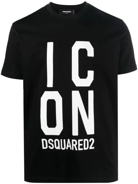 Tricou Dsquared2 cu imagine negru
