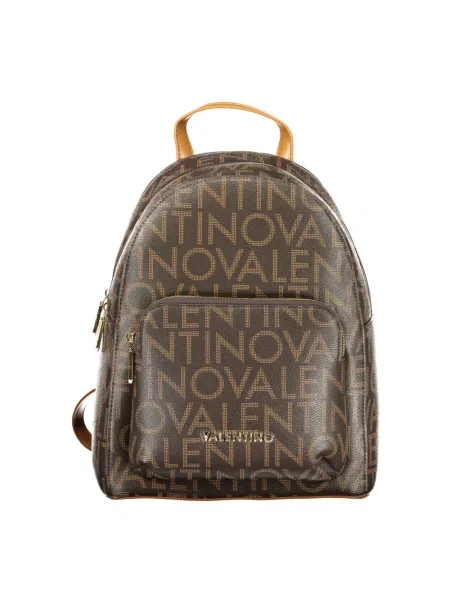 Valentino Bags plecak REGINA RE mały wzorzysty brązowy