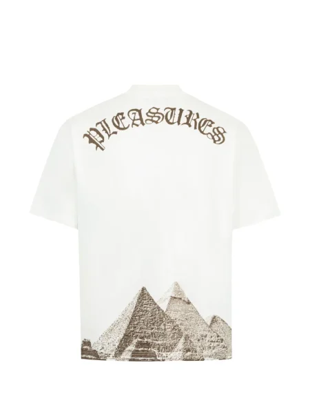 Tricou Pleasures cu imagine alb