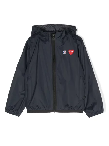Kurtka dziecięca Comme Des Garcons Play niebieska