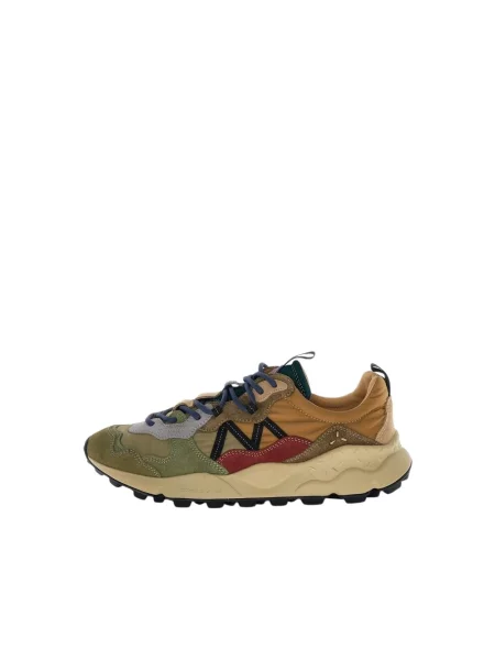 Lniane sneakersy Flower Mountain w kwiatki