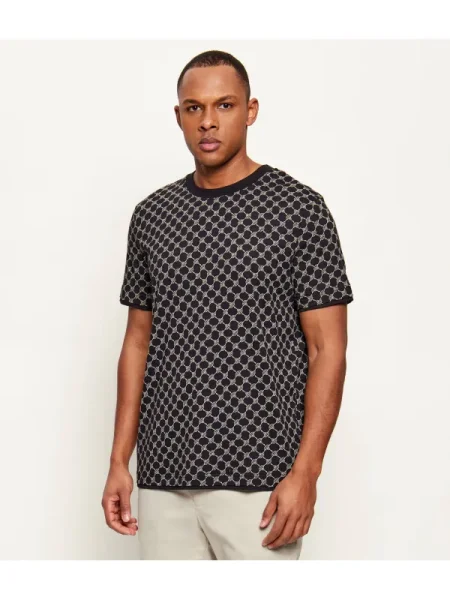 JOOP! Tricou Victormanuel / alb negru