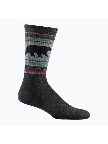 Șosete pentru bărbați Darn Tough VanGrizzle Boot Sock Cushion charcoal gri