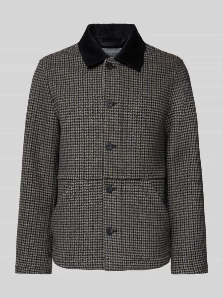 Marc O'Polo kurtka z dodatkiem wełny przejściowa czarny