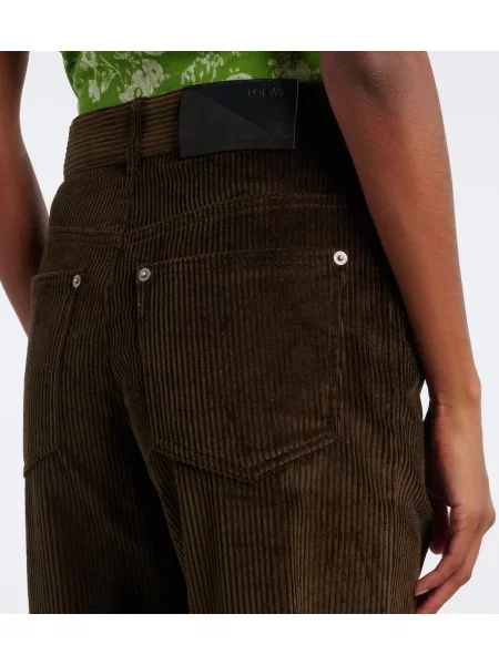 Pantaloni Loewe de catifea cord maro